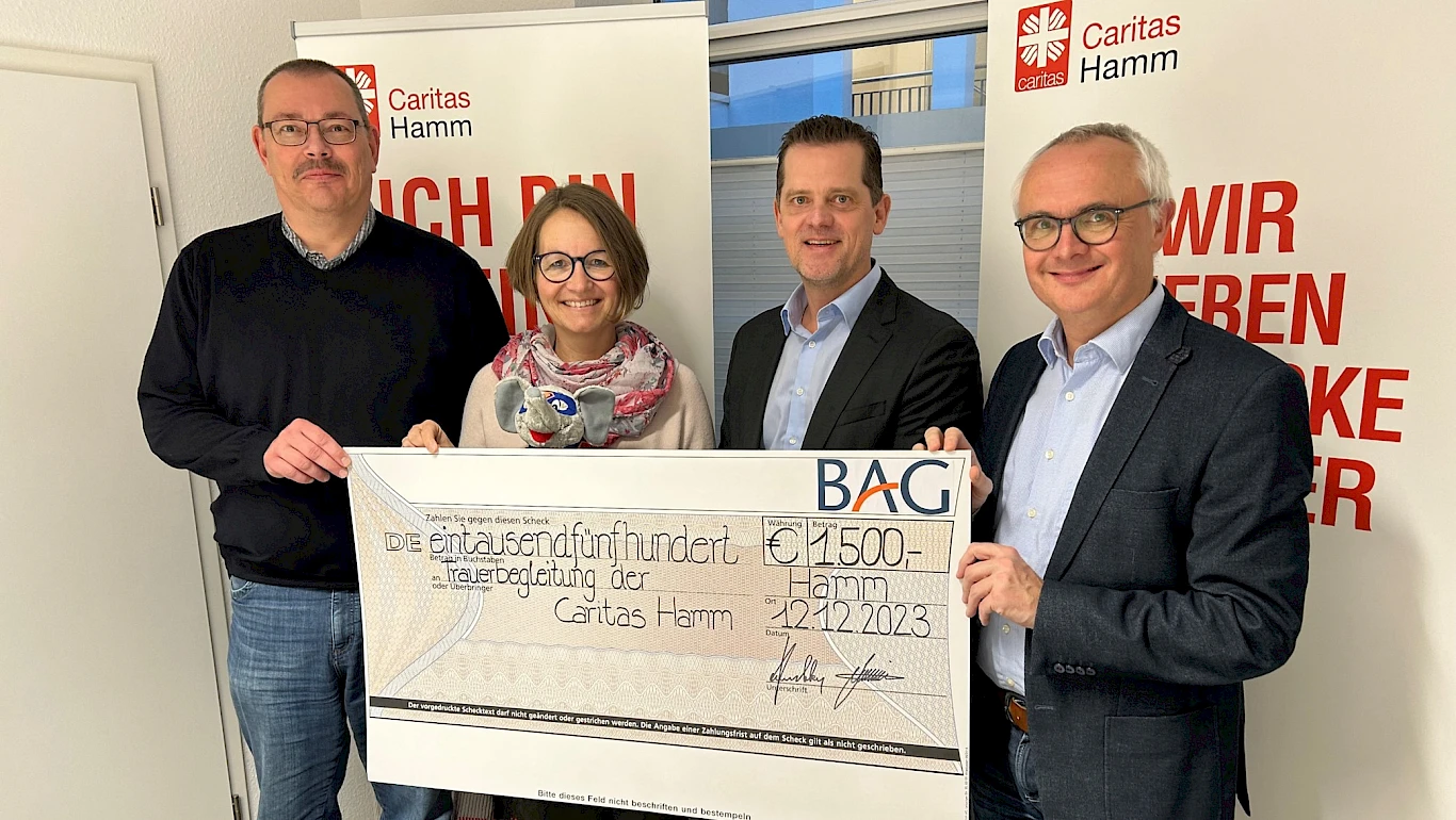 Unterstützung für die Caritas „Trauerbegleitung“