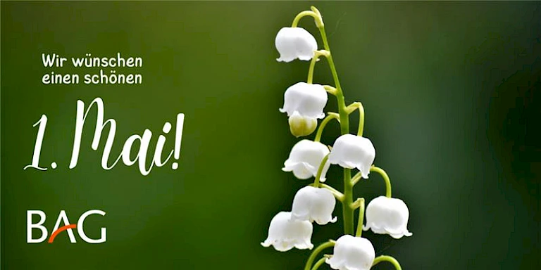 Wir wünschen einen schönen 1. Mai!